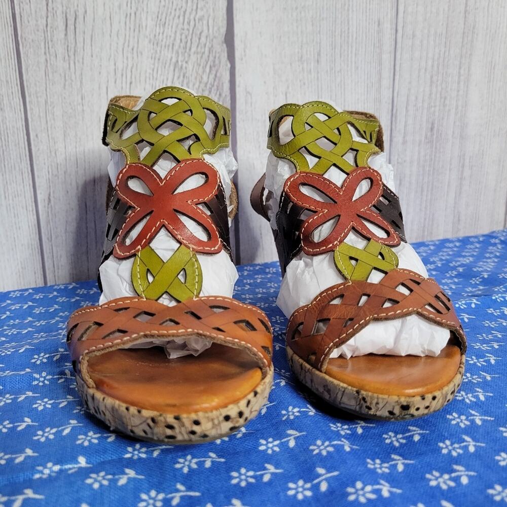 L'Artiste By Spring Step Imani Sandal, size 38 (7.5 - 8)